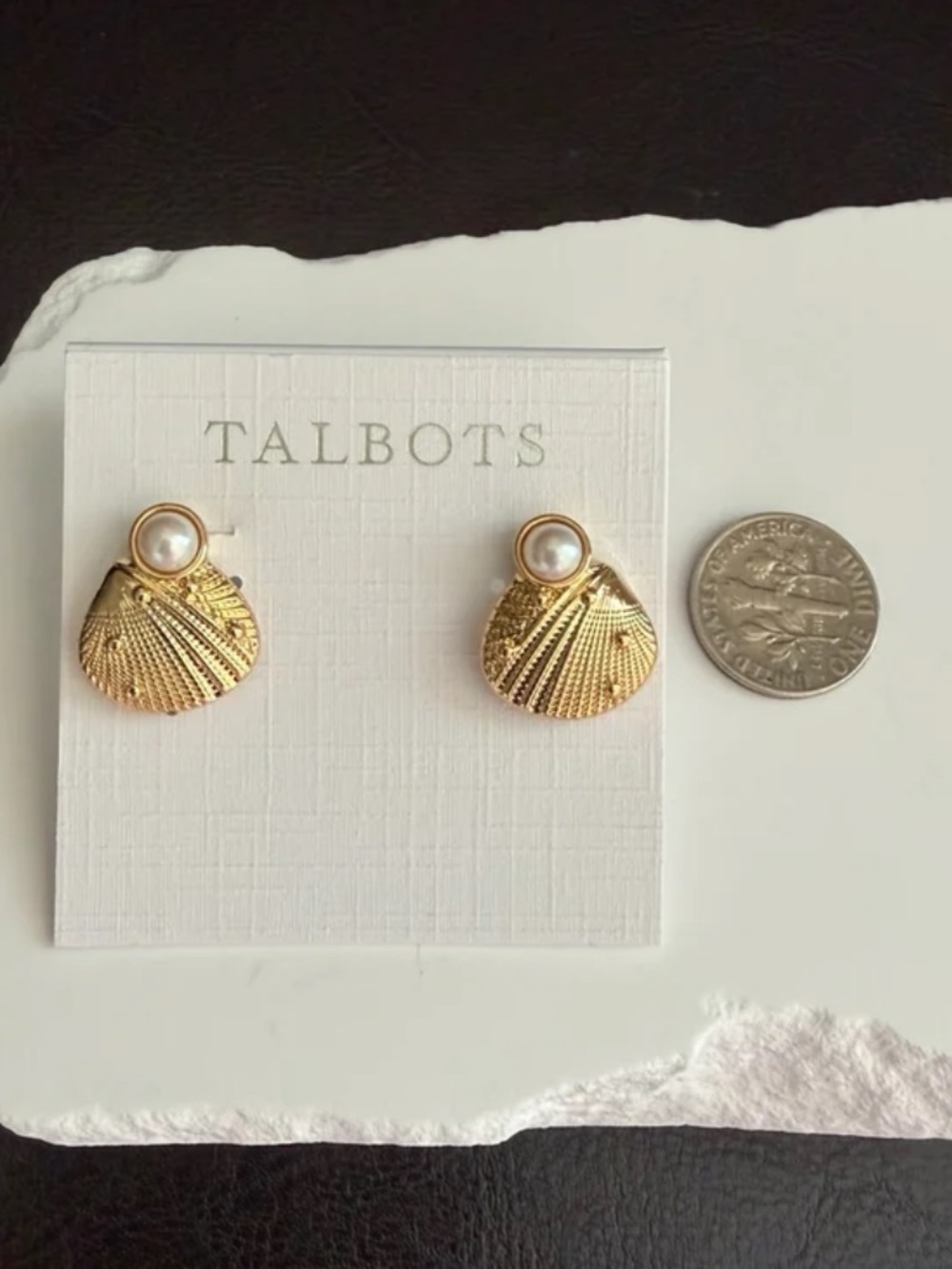 Talbots Seabrook Shell Earrings - Picture 10 of 15